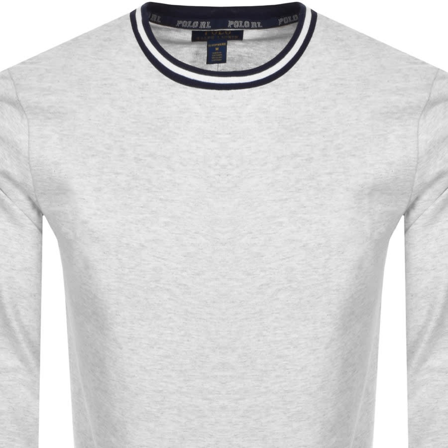 Alternative Image for ProductRalph Lauren Long Sleeve Crew Neck T Shirt Grey2
